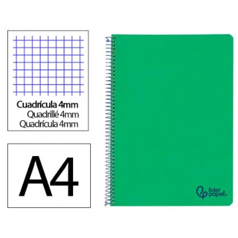 cuaderno-espiral-liderpapel-a4-wonder-tapa-plastico-80h-90gr-cuadriculada-4mm-c-margen-color-verde-oscuro
