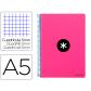 cuaderno-espiral-liderpapel-a5-antartik-tapa-dura-80h-100-g-cuadro-5mm-con-margen-color-rosa-fluor