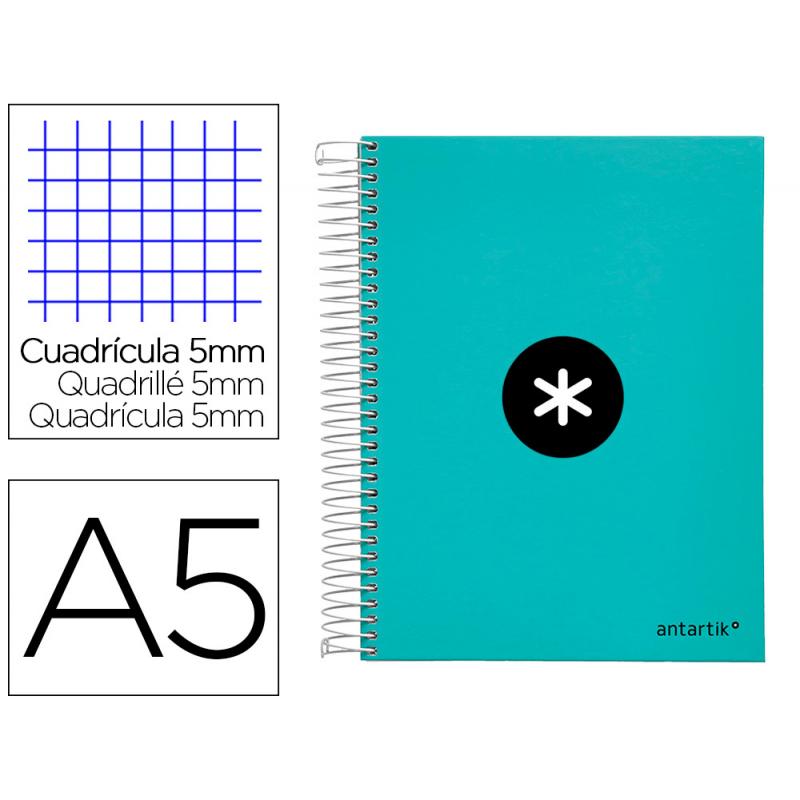 cuaderno-espiral-liderpapel-a5-micro-antartik-tapa-forrada120h-100-gr-cuadro-5-mm-5-band6-taladros-color-menta