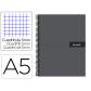 cuaderno-espiral-liderpapel-a5-micro-crafty-tapa-forrada-120h-90-gr-cuadro-5mm-5-bandas6-taladros-color-negro