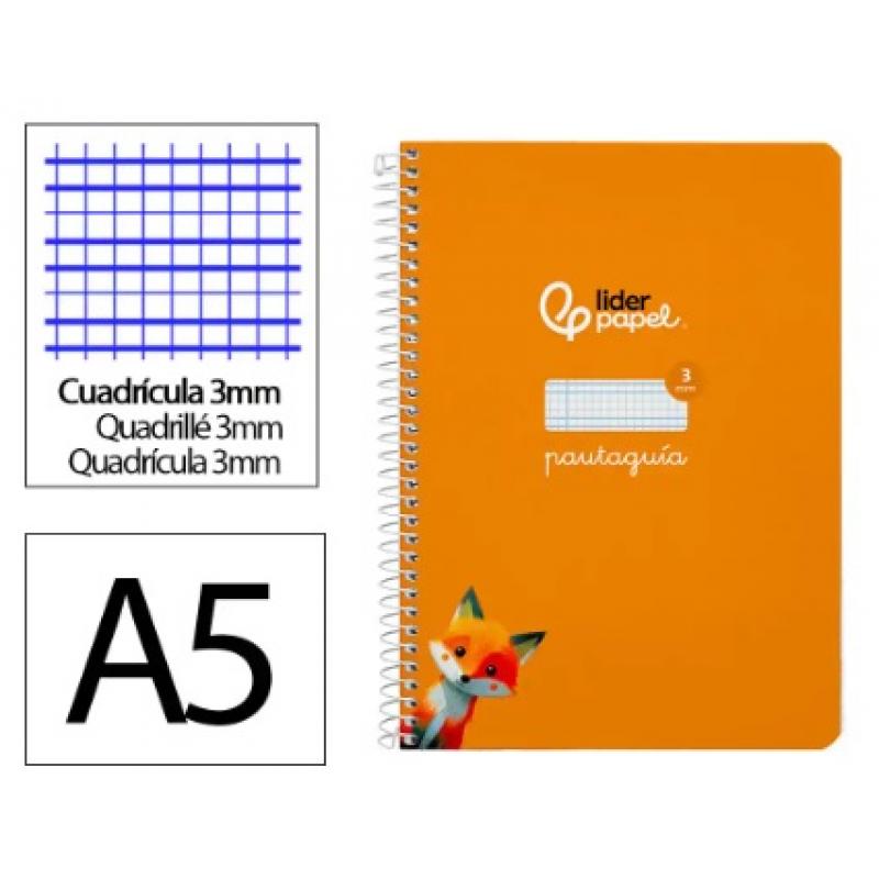 cuaderno-espiral-liderpapel-a5-pautaguia-tapa-dura-80h-90-gr-cuadriculada-pautado-3mm-color-naranja