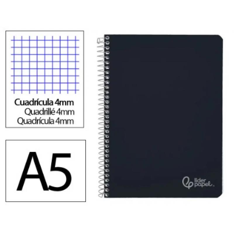 cuaderno-espiral-liderpapel-a5-witty-tapa-dura-80h-90gr-cuadriculada-4mm-c-margen-color-negro