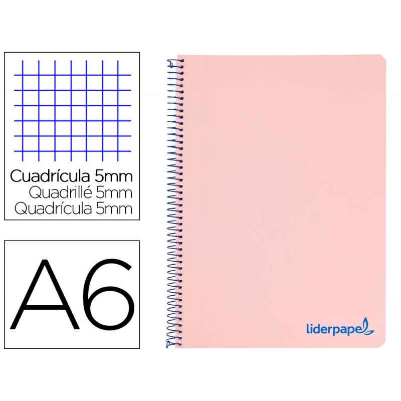 cuaderno-espiral-liderpapel-a6-micro-wonder-tapa-plastico-120h-90-gr-cuadro-5mm-4-bandas-color-rosa