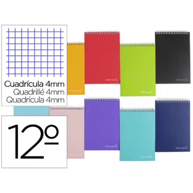 cuaderno-espiral-liderpapel-bolsillo-doceavo-apaisado-witty-tapa-dura-80h-75gr-cuadro-4-mm-colores-surtidos