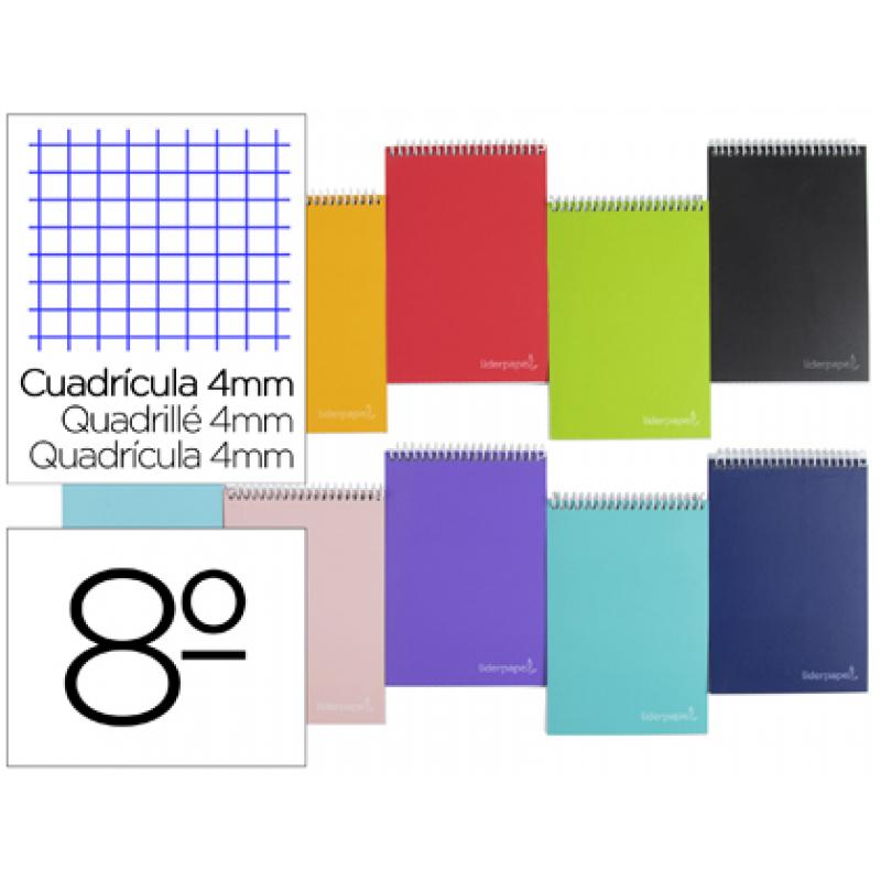 cuaderno-espiral-liderpapel-bolsillo-octavo-apaisado-witty-tapadura-80h-75gr-cuadro-4-mm-colores-surtidos
