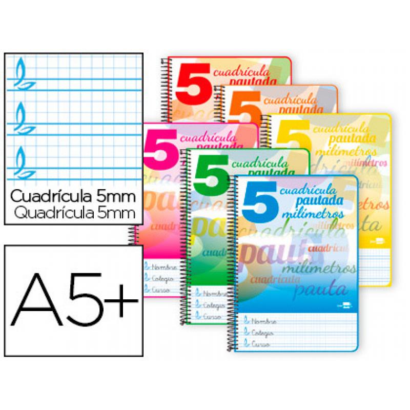 cuaderno-espiral-liderpapel-cuarto-pautaguia-tapa-dura-80h75-gr-cuadro-pautado-5mm-con-margen