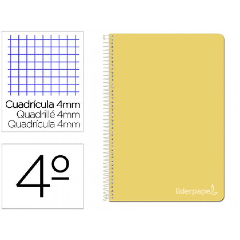 cuaderno-espiral-liderpapel-cuarto-witty-tapa-dura-80h-75gr-cuadro-4mm-con-margen-color-amarillo