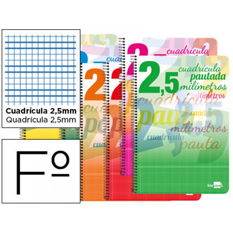 cuaderno-espiral-liderpapel-folio-pautaguia-tapa-dura-80h-75-gr-cuadro-pautado-25mm-con-margen-colores-surtidos