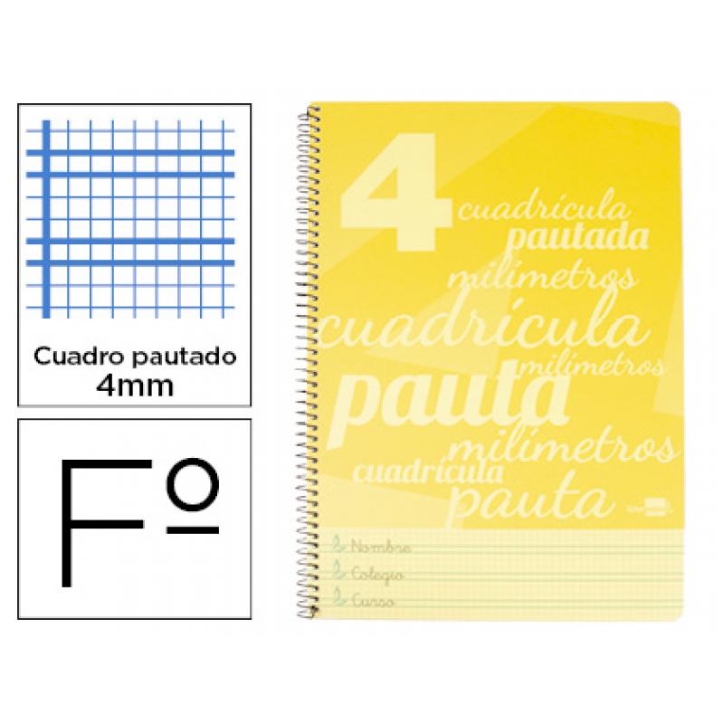 cuaderno-espiral-liderpapel-folio-pautaguia-tapa-plastico-80h-75gr-cuadro-pautado-4mm-con-margen-color-amarillo