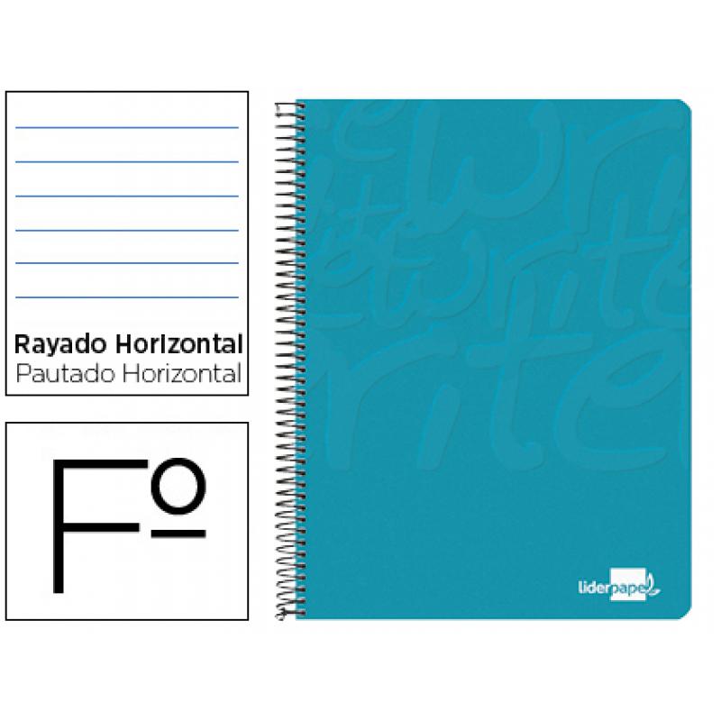 cuaderno-espiral-liderpapel-folio-write-tapa-blanda-80h-60gr-horizontal-con-margen-color-turquesa