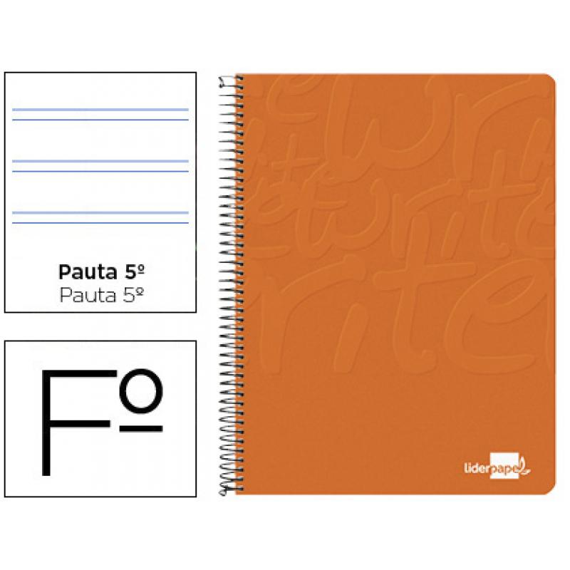 cuaderno-espiral-liderpapel-folio-write-tapa-blanda-80h-60gr-pauta-25-mm-con-margen-color-naranja