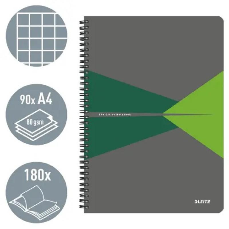 cuaderno-espiral-wiro-leitz-officetapas-de-carton-90-hojas-cuadricula-5-din-a4-verde-90-hojas-80g-m2-fsc-ecol-label