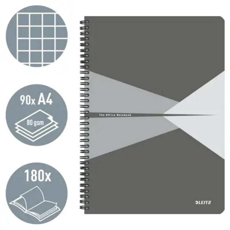 cuaderno-espiral-wiro-leitz-officetapas-de-pp-90-hojas-cuadricula-5-din-a4-gris-90-hojas-80g-m2-fsc-ecol-label