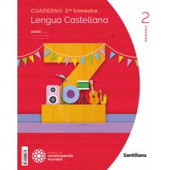 Cuaderno Lengua 3-2ºprimaria. Pauta. Construyendo Mundos 2023, Ed. SANTILLANA