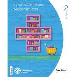 Cuaderno Matemáticas 2-2ºprimaria. Construyendo Mundos 2023, Ed. SANTILLANA