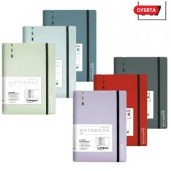 Cuaderno Multifuncional CAMPUS UNIVERSITY A7 con anillas, 40 hojas, 80 grs, colores surtidos