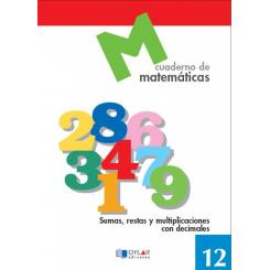 Cuaderno Ortografia Numero 12 Nueva Edicion, Ed. DYLAR EDICIONES