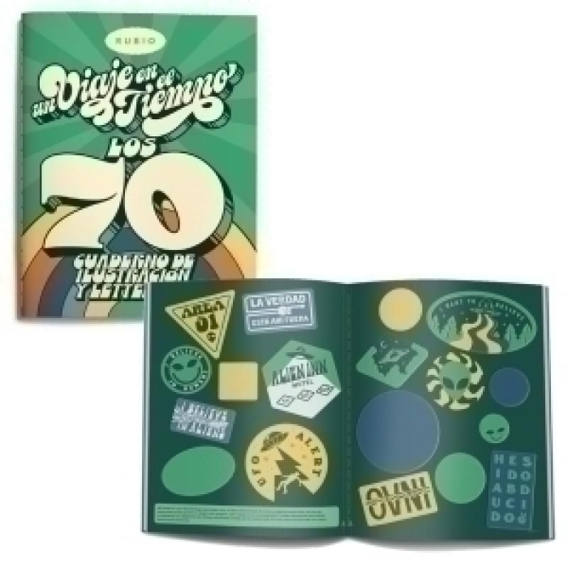 cuaderno-rubio-204x266-ilustracion-y-lettering-un-viaje-en-el-tiempo-los-70