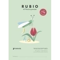 Cuaderno Rubio A4 Vacaciones 3º Ed. Inf.