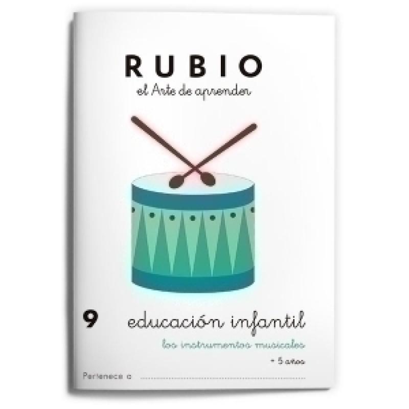 cuaderno-rubio-a5-educacion-infantil-nº-9-instrumentos-musicales