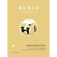 Cuaderno Rubio A5 Operaciones Y Problemas Nº 6