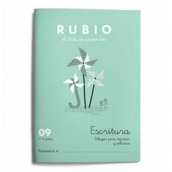 Cuaderno Rubio Escritura 09
