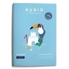 Cuaderno Rubio (Gallego) Vacacions 1º Prim.