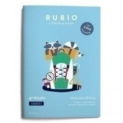 Cuaderno Rubio (Gallego) Vacacions 4º Prim.
