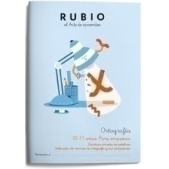 Cuaderno Rubio Ortografia 5 Para Empezar 10-11 Años