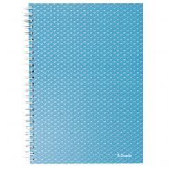 ESSELTE Cuaderno wiro con tapas de cartón ColourBreeze A5, con pauta rayada, azul