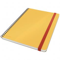 Cuaderno Wiro LEITZ Cosy. Tapas duras. 80 hojas rayado horizontal, DIN B5, amarillo