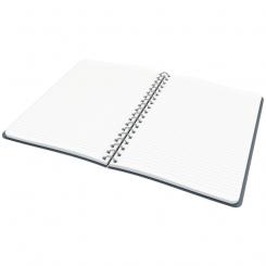 Cuaderno Wiro LEITZ Cosy. Tapas duras. 80 hojas rayado horizontal, DIN B5, gris