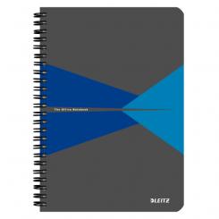 Cuaderno Wiro LEITZ Office.Tapas de cartón. 90 hojas cuadrícula 5, DIN A5, azul