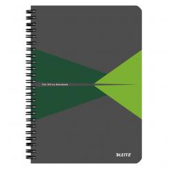 Cuaderno Wiro LEITZ Office.Tapas de cartón. 90 hojas cuadrícula 5, DIN A5, verde