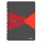 cuaderno-wiro-leitz-officetapas-de-pp-90-hojas-rayado-horizontal-din-a5-rojo