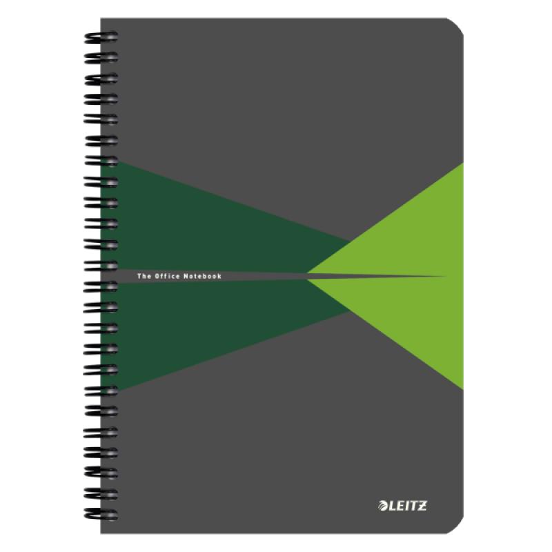 cuaderno-wiro-leitz-officetapas-de-pp-90-hojas-rayado-horizontal-din-a5-verde