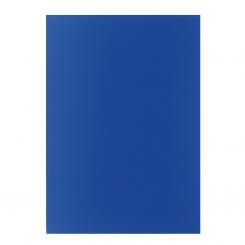 Cubierta portada lámina encuadernar Plus PP A4 0,8  mm  Azul / 50 Uds
