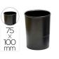 cubilete-portalapices-q-connect-plastico-negro-opaco-diametro-75-mm-altura-100-mm