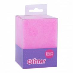 APLI Cubilete Silicona Glitter Color Fucsia