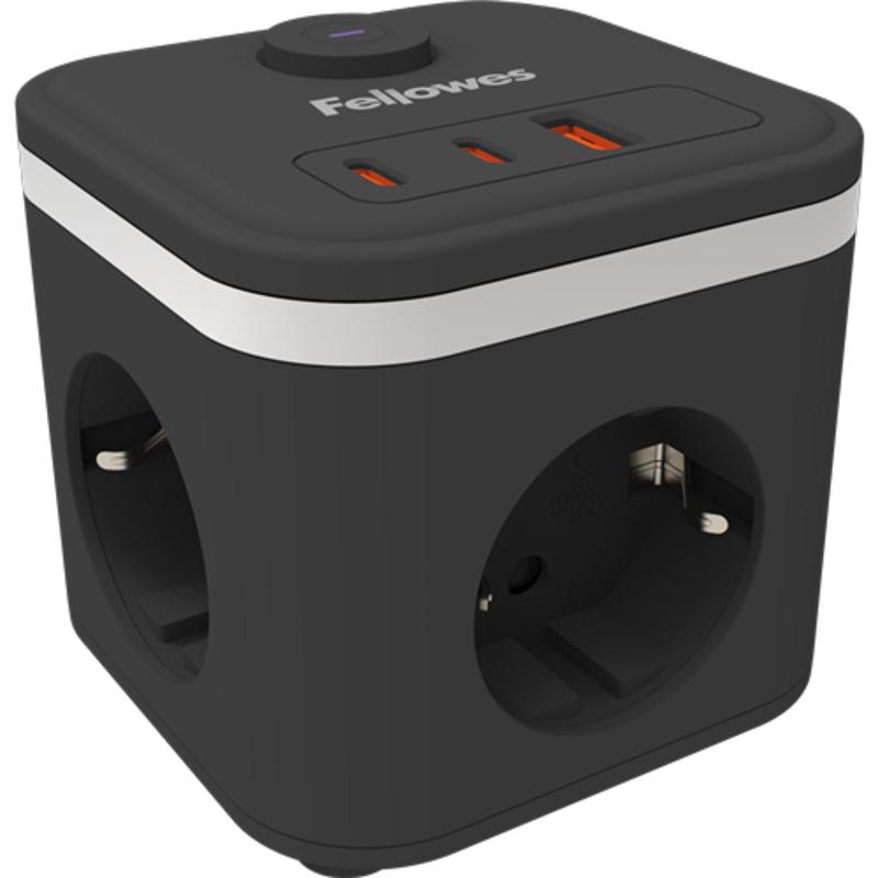 cubo-multienchufe-ampra-negro