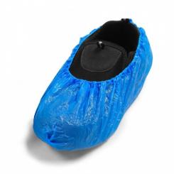 Cubrezapatos de polietileno CPE color azul, caja 100 uds.