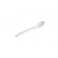 CUCHARILLA DE MAIZ COMPOSTABLE 12 cm. BLANCO PAQUETE de 50
