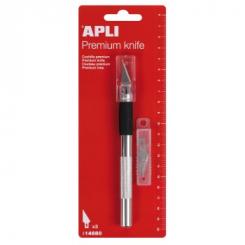 APLI Cuchillo Hobby Premium+3Recambios 1U.