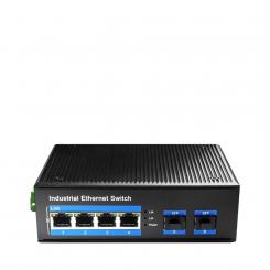 Cudy IG1004S2P switch No administrado Gigabit Ethernet (10/100/1000) Energía sobre Ethernet (PoE) Negro