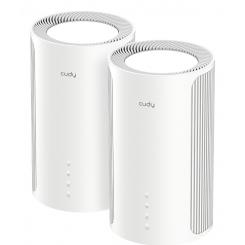 Cudy M11000 Tribanda (2.4 GHz / 5 GHz / 6 GHz) Wi-Fi 7 (802.11be) Blanco 4 Interno
