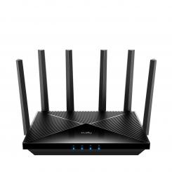 Cudy WR6500 router inalámbrico Gigabit Ethernet Doble banda (2,4 GHz / 5 GHz) Negro