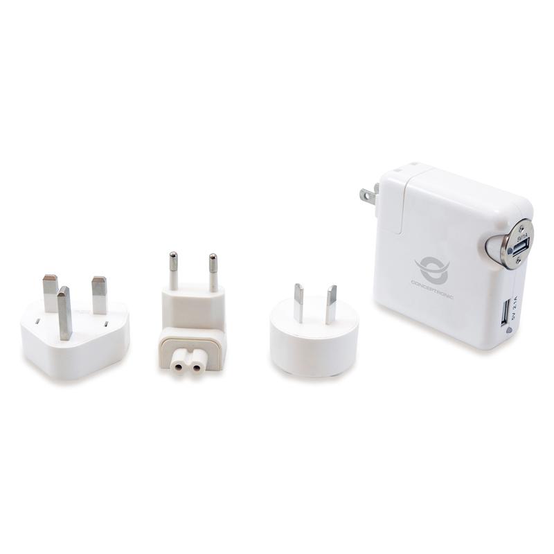 cusbcharkit-cargador-de-dispositivo-movil-blanco-auto-interior