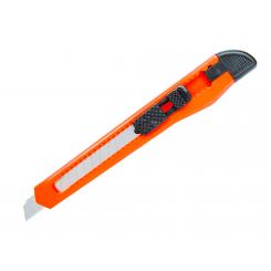 Cuter Q-CONNECT plastico estrecho cuchilla 9 mm xd-05 blister 1 unidad
