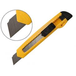 Cuter Q-CONNECT plastico ancho cuchilla 18 mm xd-11 blister 1 unidad