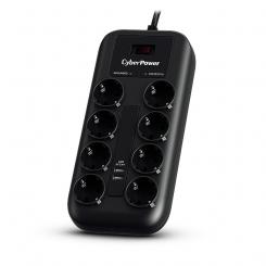 CyberPower P0820SUF0-DE limitador de tensión Negro 8 salidas AC 200 - 250 V 1,8 m